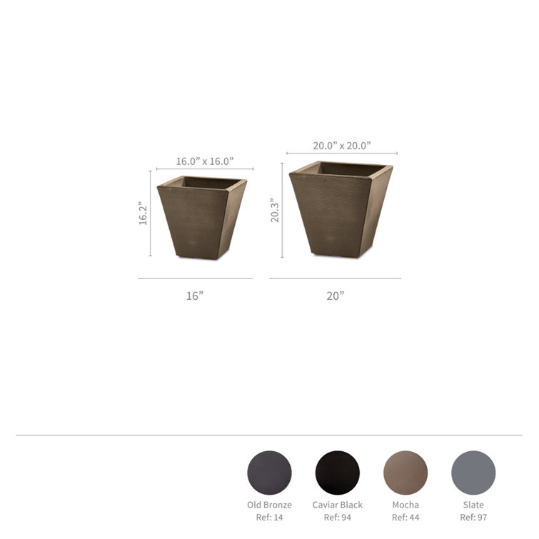 Crescent Garden Pot Planter & Reviews | Wayfair